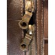 Gucci valigia trave bag classica beige tessuto pelle vintage