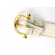 Guc cintura belt bianca horsebit vintage plauqe usata