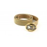 Gucci cintura belt GG vintage cream beige pelle usata