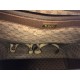 Gucci beauty vanity case vintage web pelle marrone 1960 usato