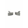 Montblanc gemelli cufflinks acciaio completo ottimo