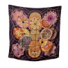 Hermès foulard seta 90x90 Les domes Celestes purple usato ottimo