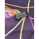 Hermès foulard seta 90x90 Les domes Celestes purple usato ottimo