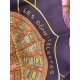 Hermès foulard seta 90x90 Les domes Celestes purple usato ottimo