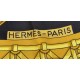 Hermès foulard seta 90×90 feux de route nero usato ottimo