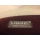 Chanel Borsa CC Bianca Pelle grande donna usata interni rosso velluto